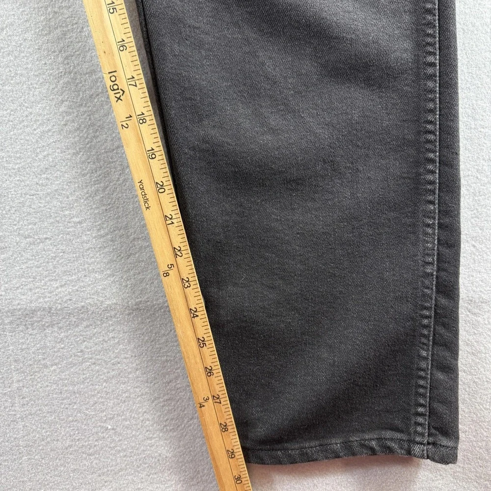 Wrangler Jeans Mens 36x29 Gray Charcoal Wash Regular Straight Denim Casual Pants